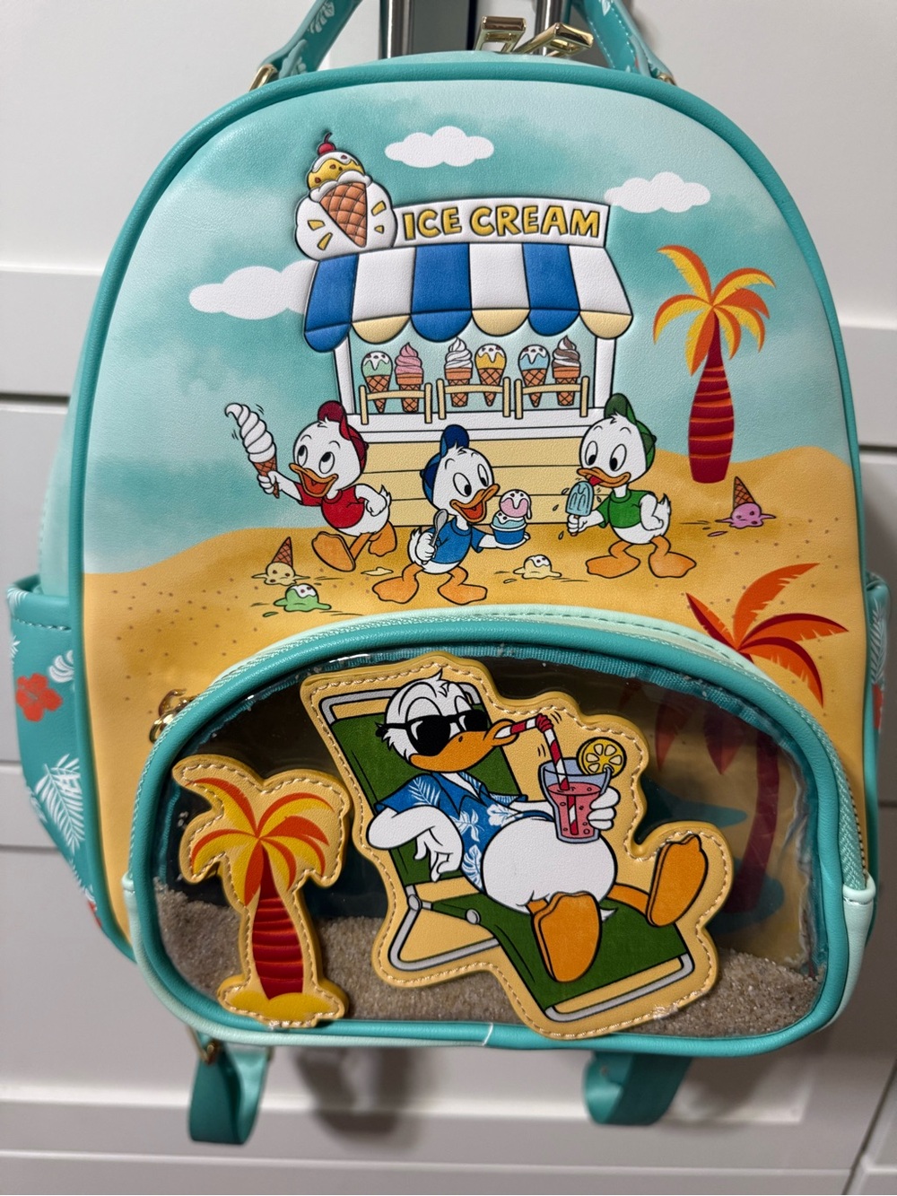 Disney Donald Duck 90th Anniversary Beach Mini Backpack